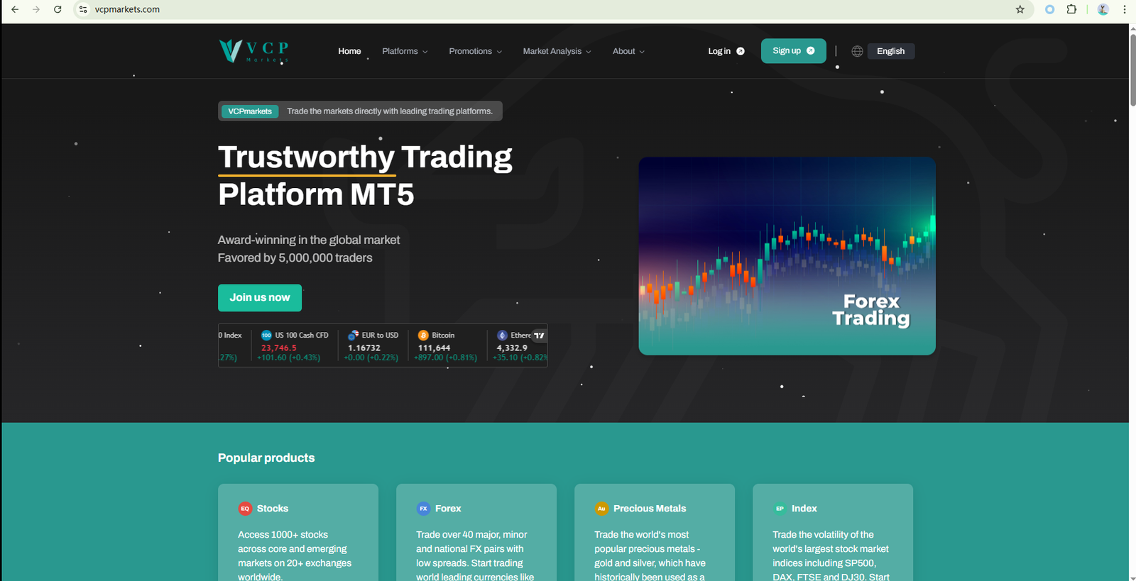 VCP Markets Platform Feature 2