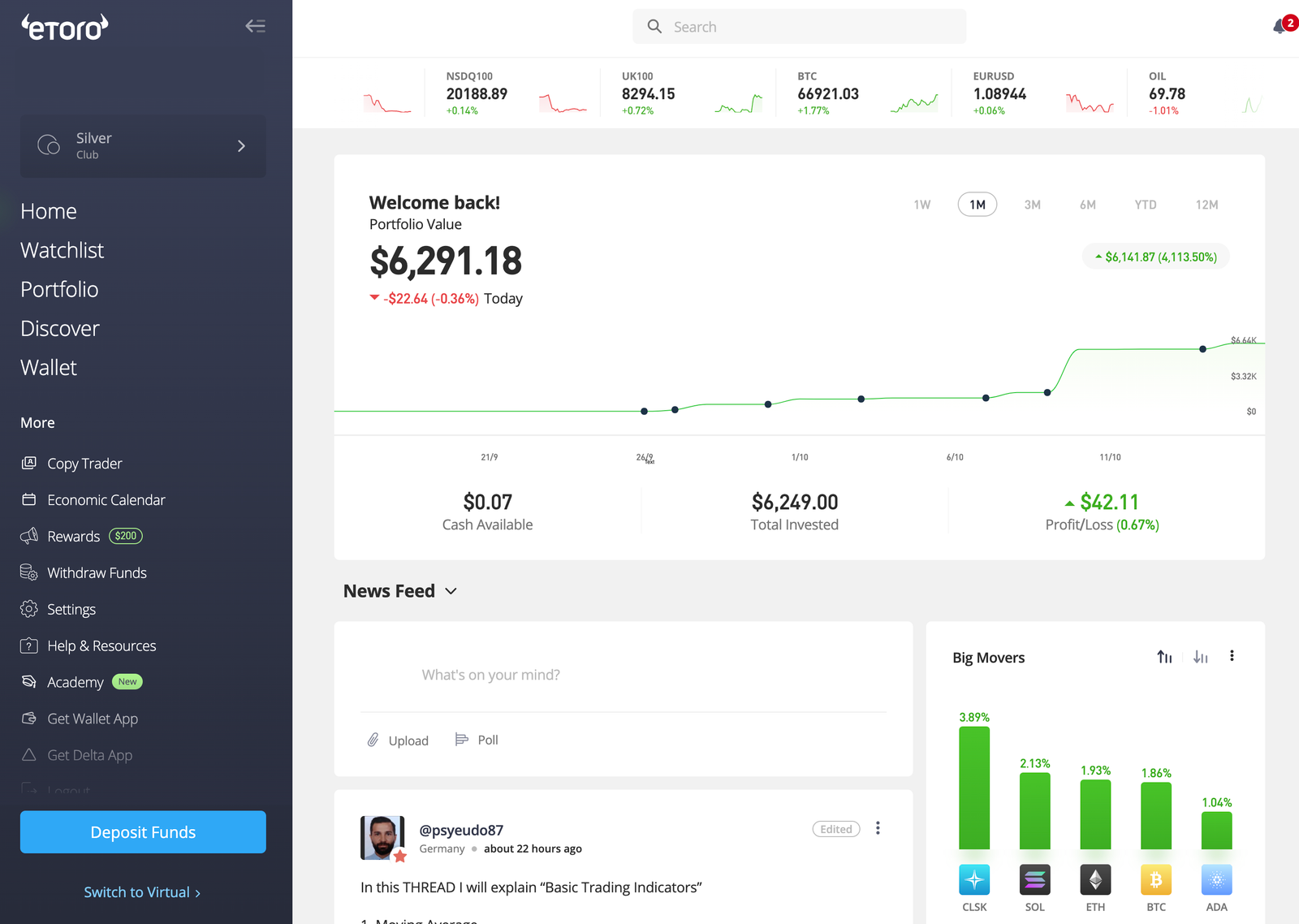eToro (UK) Ltd Platform Feature 2