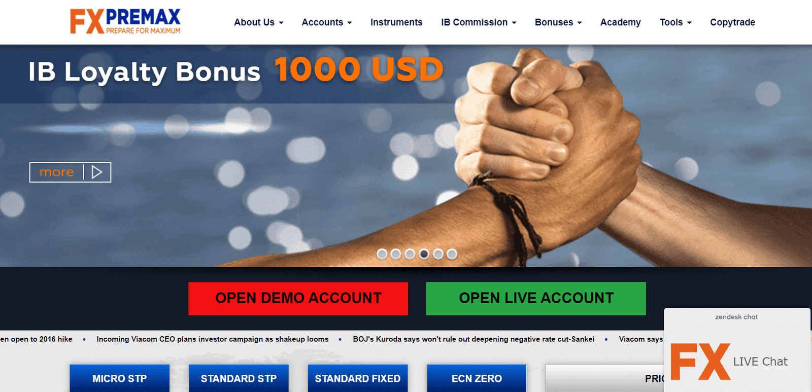 FX Premax Platform Feature 2