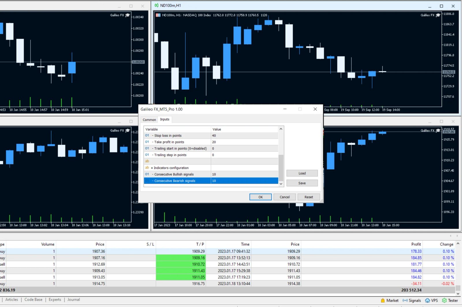 Galilei Trading Group limited (GTGFX) Platform Feature 2