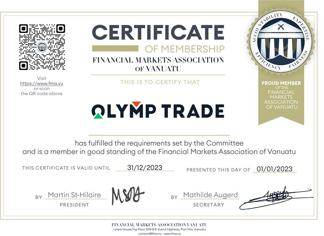 Aollikus Limited (Olymptrade) Platform Feature 2