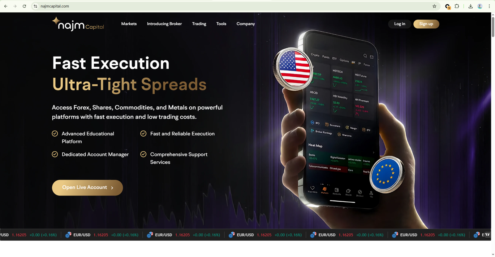 Najm Capital Ltd Platform Feature 3